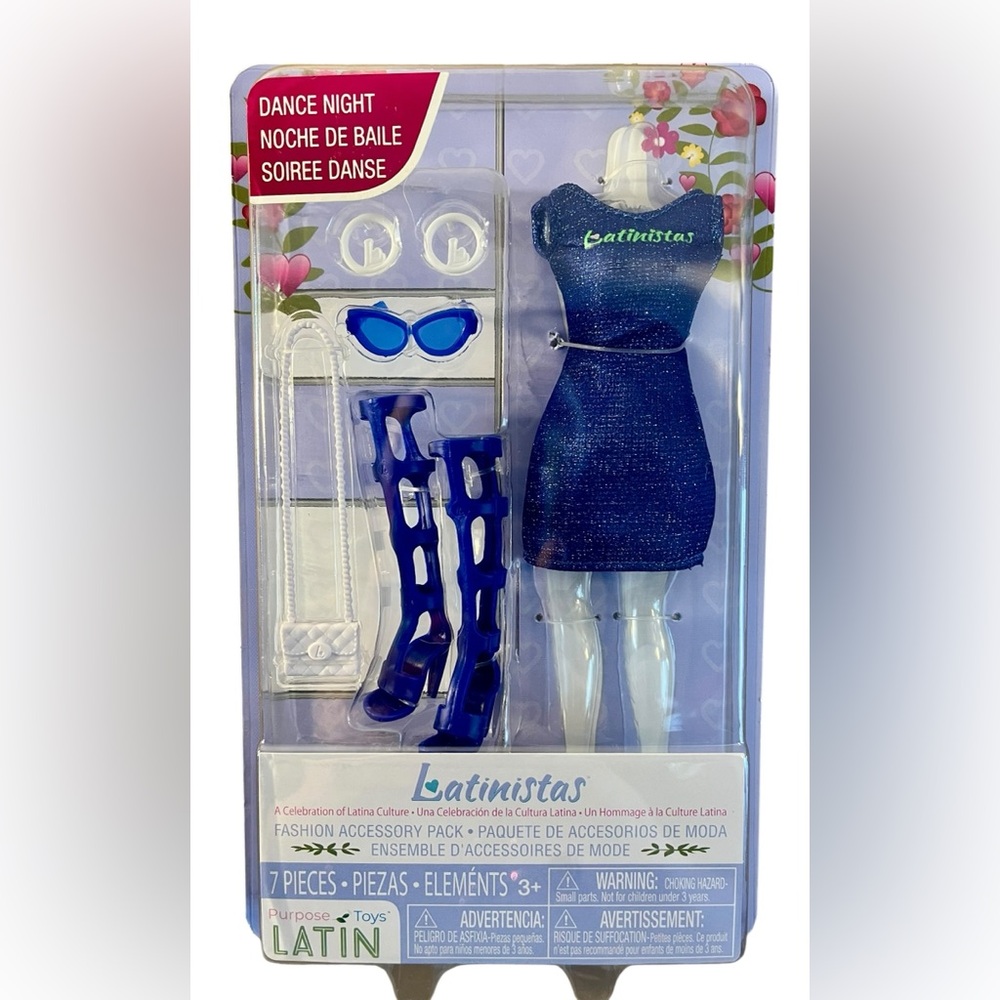 Latinitas Navy Glitter Dance Night Doll Dress and Accessory Pack New with Tags